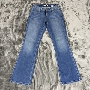 Levis 529 Jeans Womens 6M 28x31.5 Blue Curvy Boot Cut Stretch Whiskered Mid Rise